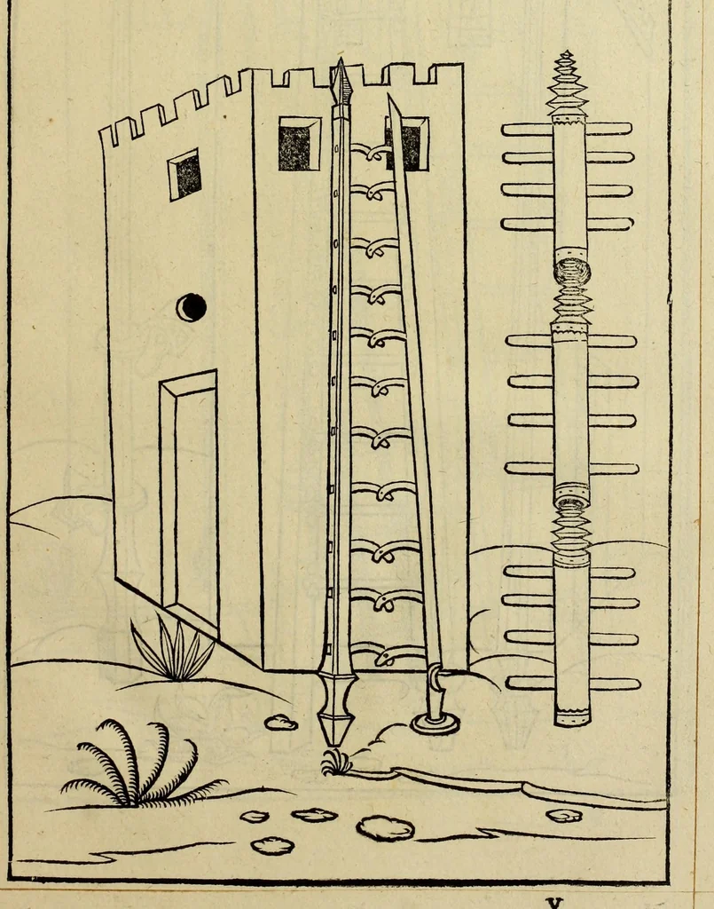 An illustration from En tibi lector Robertum Valturium ... De re militari libris XII : multò emaculatius, ac picturis, quae plurimae in eo sunt, elegantioribus expressum, quàm cùm Veronae ... anno M.cccclxxxiii. inuulgaretur, 1534, leaf 269
