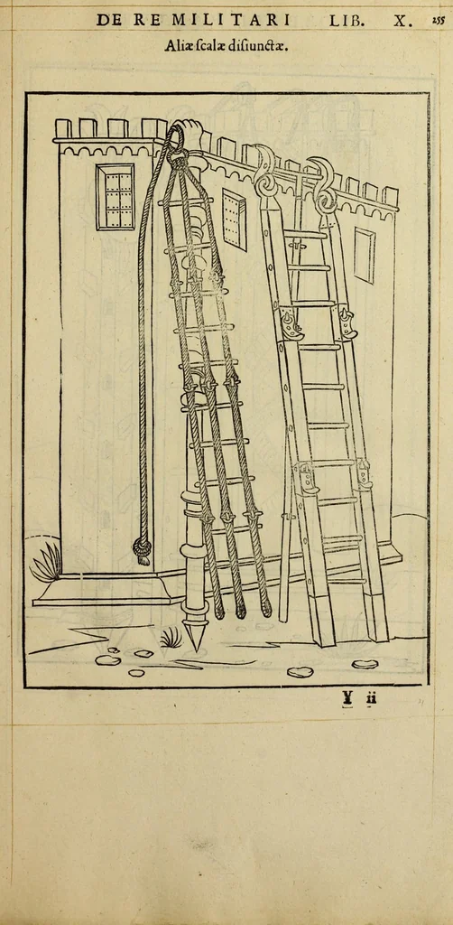 An illustration from En tibi lector Robertum Valturium ... De re militari libris XII : multò emaculatius, ac picturis, quae plurimae in eo sunt, elegantioribus expressum, quàm cùm Veronae ... anno M.cccclxxxiii. inuulgaretur, 1534, leaf 271