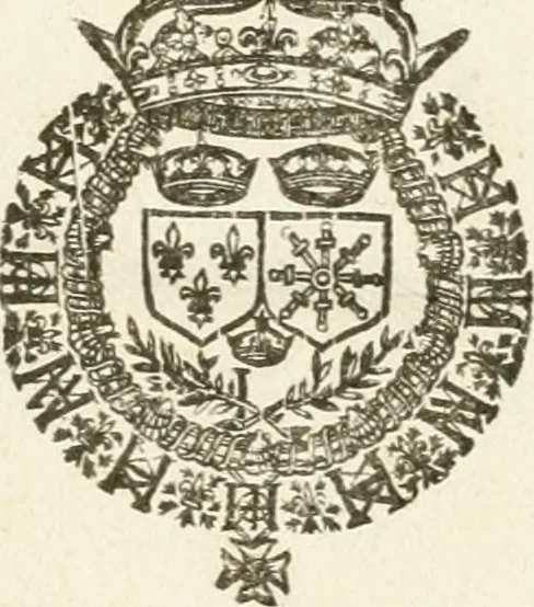 An illustration from Entree de Loys XIII. roy de France et de Navarre dans sa ville d'Arles, le xxix octobre M. DC. XXII. : estans consuls et gouuerneurs de ladicte ville Pierre de Boches & Nicolas Dycard de l'estat des nobles, & Gauchier Peint & Claude Ianim de celuy des bourgeois, 1623, leaf 4