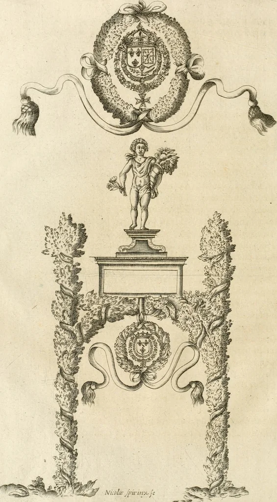 An illustration from Entree de tres haut et tres puissant prince Henry de Bourbon, prince de Condé ... en la ville de Diion, le trentiesme du mois de septembre, mil six cens trente deux, 1632, leaf 41