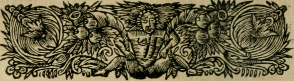 An illustration from Entretiens et lettres poëtiqves, 1665, leaf 227