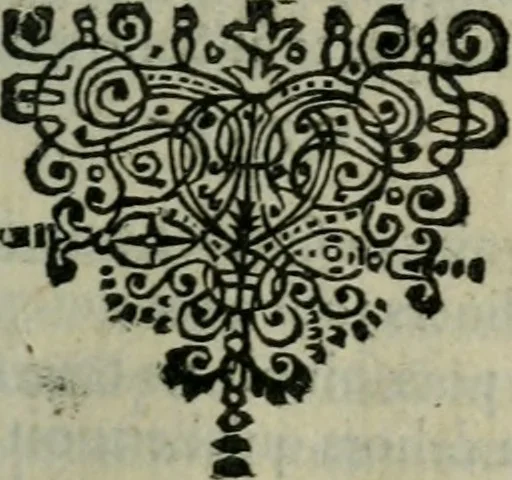 An illustration from Entretiens solitaires, 1660, leaf 148