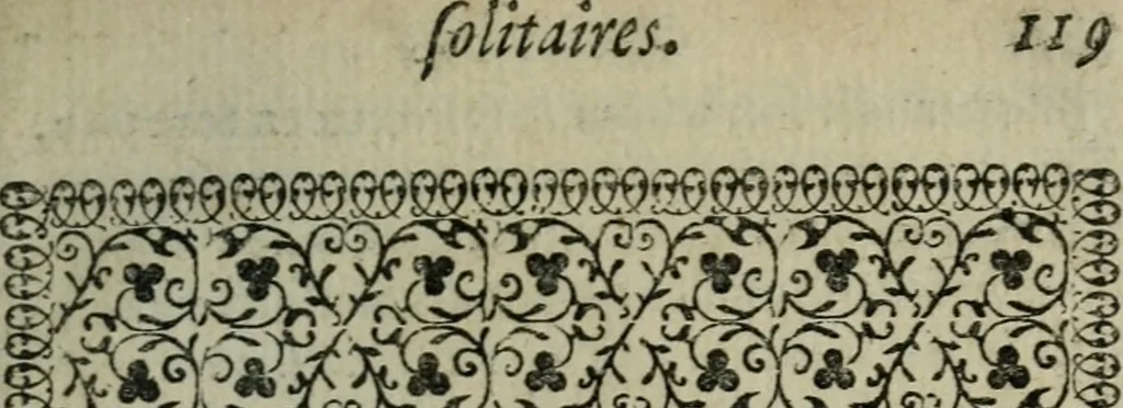 An illustration from Entretiens solitaires, 1660, leaf 168