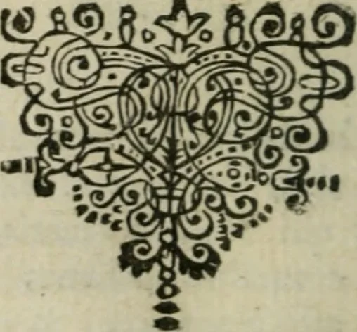 An illustration from Entretiens solitaires, 1660, leaf 213