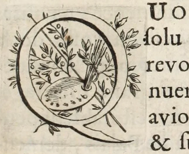 An illustration from Entretiens sur les vies et sur les ouvrages des plus excellens peintres anciens et modernes, 1682, leaf 331