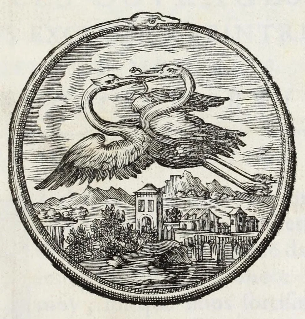 An illustration from Entretiens sur les vies et sur les ouvrages des plus excellens peintres anciens et modernes, 1682, leaf 5