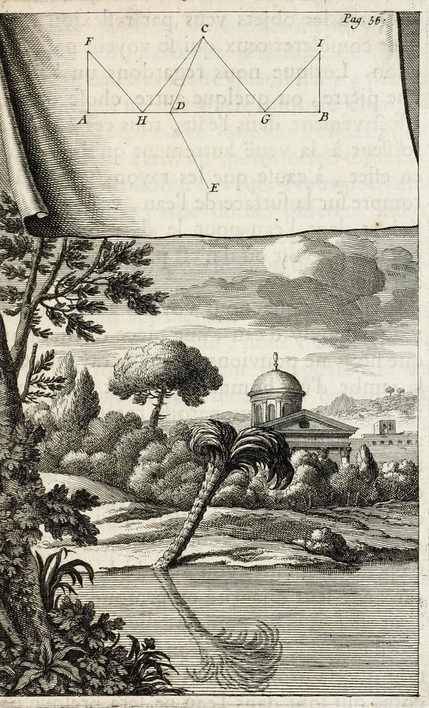 An illustration from Entretiens sur les vies et sur les ouvrages des plus excellens peintres anciens et modernes, 1682, leaf 61