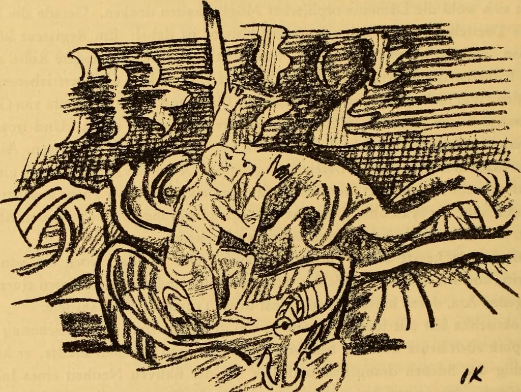An illustration from Entwicklungsgeschichte der modernen kunst, 1920, leaf 244