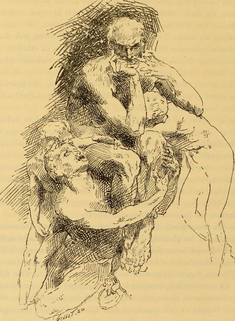 An illustration from Entwicklungsgeschichte der modernen kunst, 1920, leaf 26