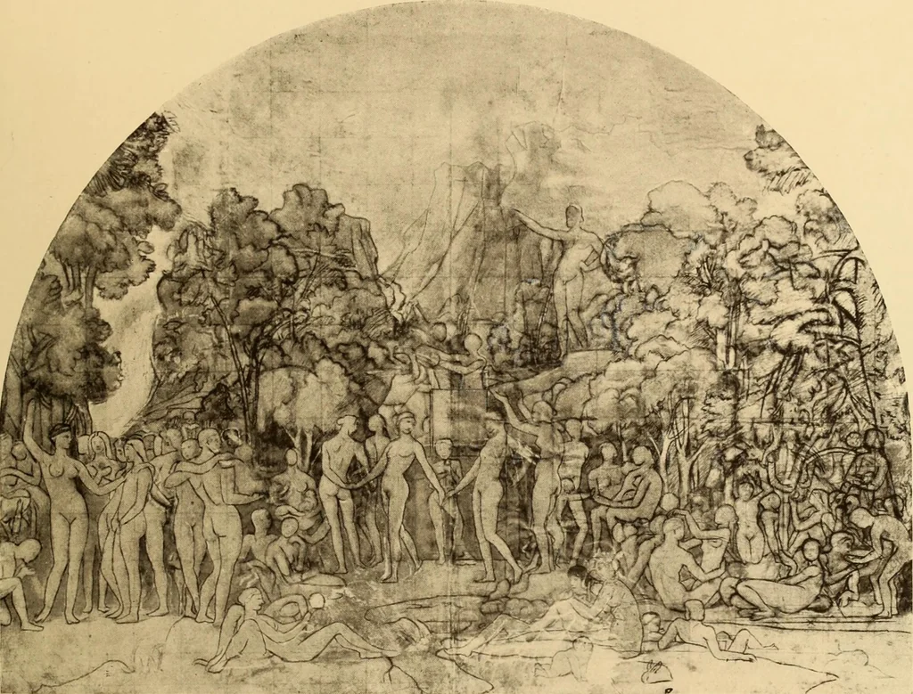 An illustration from Entwicklungsgeschichte der modernen kunst, 1920, leaf 337