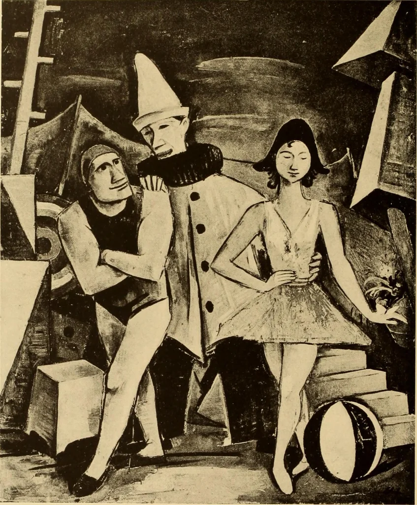 An illustration from Entwicklungsgeschichte der modernen kunst, 1920, leaf 474