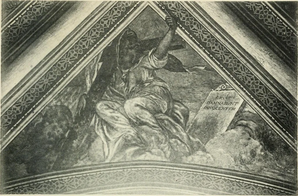An illustration from Die Entwicklung der barocken Decken-malerei in Tirol. Mit 44 Tafeln und 6 Doppeltafeln, 1912, leaf 436