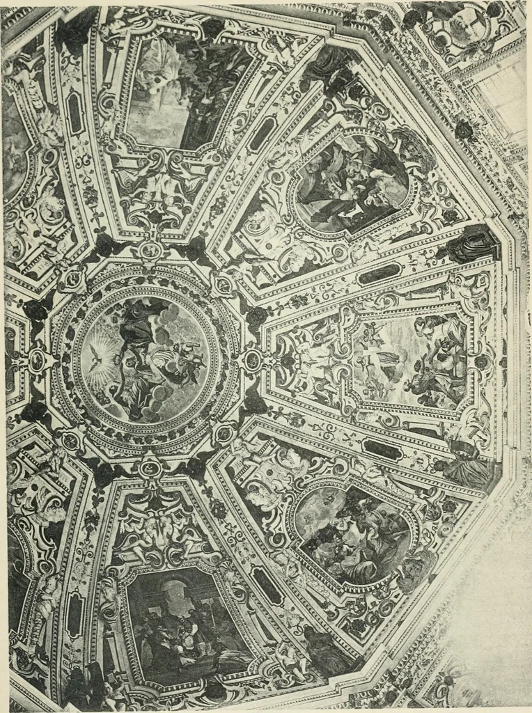 An illustration from Die Entwicklung der barocken Decken-malerei in Tirol. Mit 44 Tafeln und 6 Doppeltafeln, 1912, leaf 438