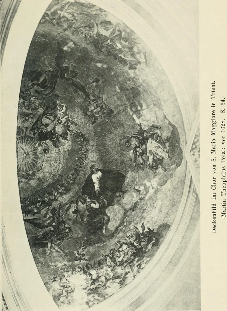 An illustration from Die Entwicklung der barocken Decken-malerei in Tirol. Mit 44 Tafeln und 6 Doppeltafeln, 1912, leaf 440
