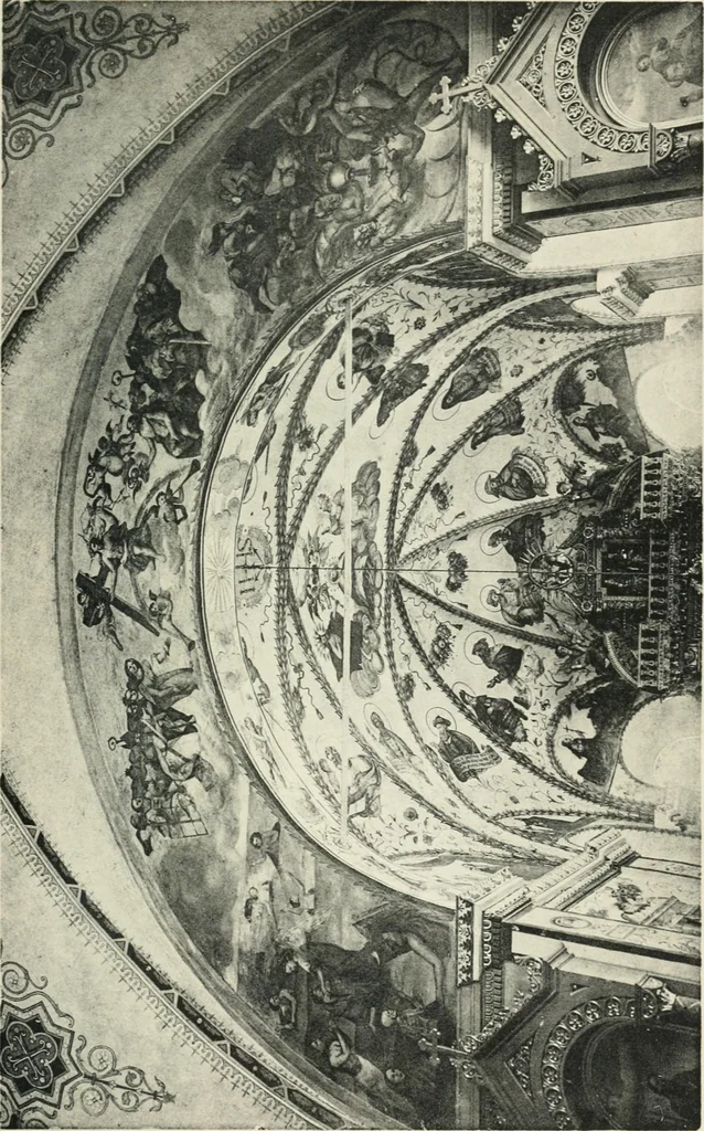 An illustration from Die Entwicklung der barocken Decken-malerei in Tirol. Mit 44 Tafeln und 6 Doppeltafeln, 1912, leaf 442