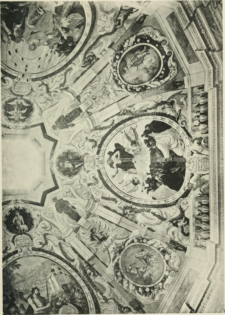 An illustration from Die Entwicklung der barocken Decken-malerei in Tirol. Mit 44 Tafeln und 6 Doppeltafeln, 1912, leaf 446