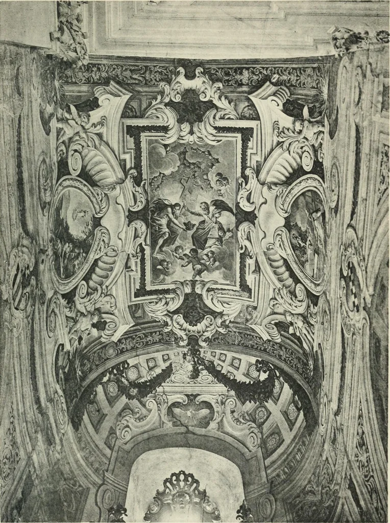 An illustration from Die Entwicklung der barocken Decken-malerei in Tirol. Mit 44 Tafeln und 6 Doppeltafeln, 1912, leaf 450