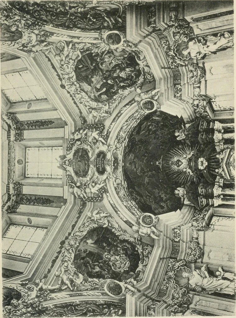 An illustration from Die Entwicklung der barocken Decken-malerei in Tirol. Mit 44 Tafeln und 6 Doppeltafeln, 1912, leaf 458