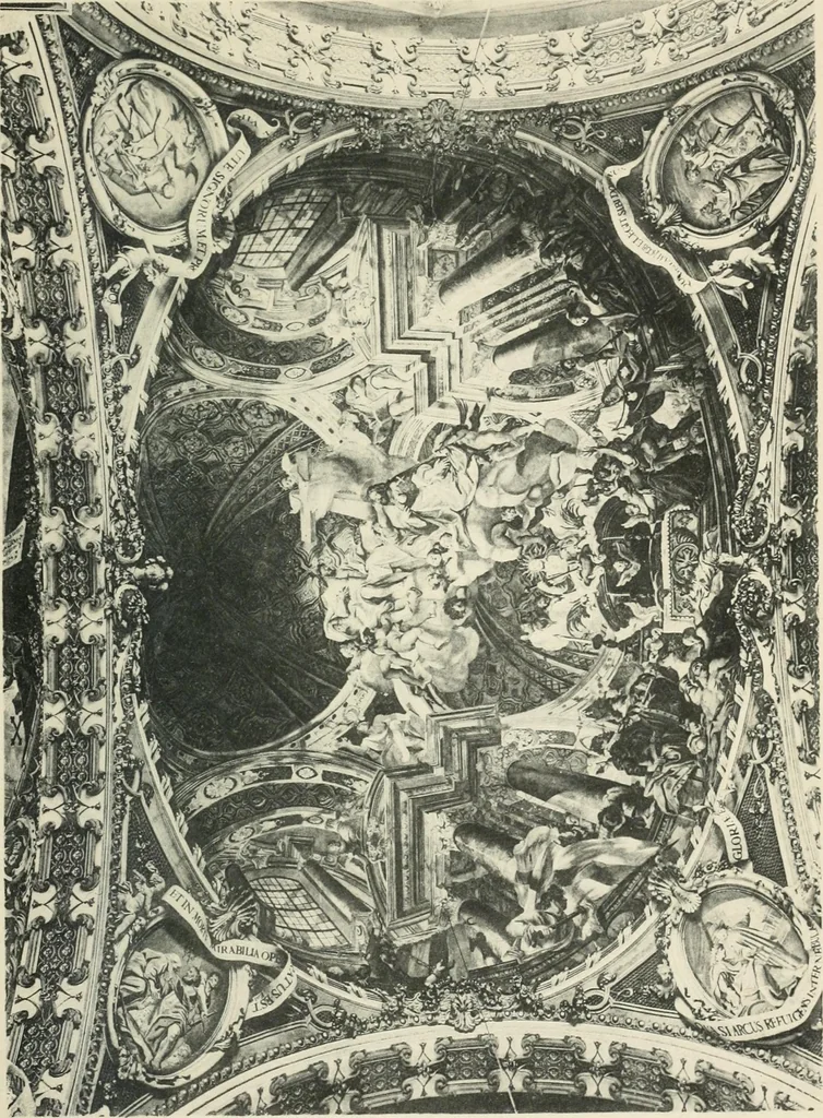 An illustration from Die Entwicklung der barocken Decken-malerei in Tirol. Mit 44 Tafeln und 6 Doppeltafeln, 1912, leaf 480