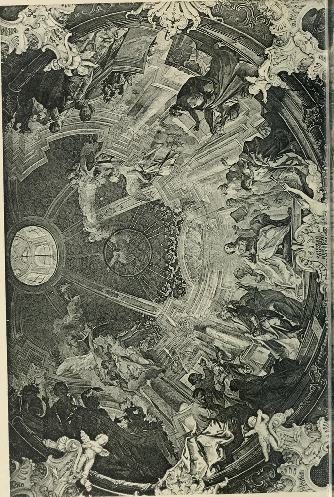 An illustration from Die Entwicklung der barocken Decken-malerei in Tirol. Mit 44 Tafeln und 6 Doppeltafeln, 1912, leaf 491