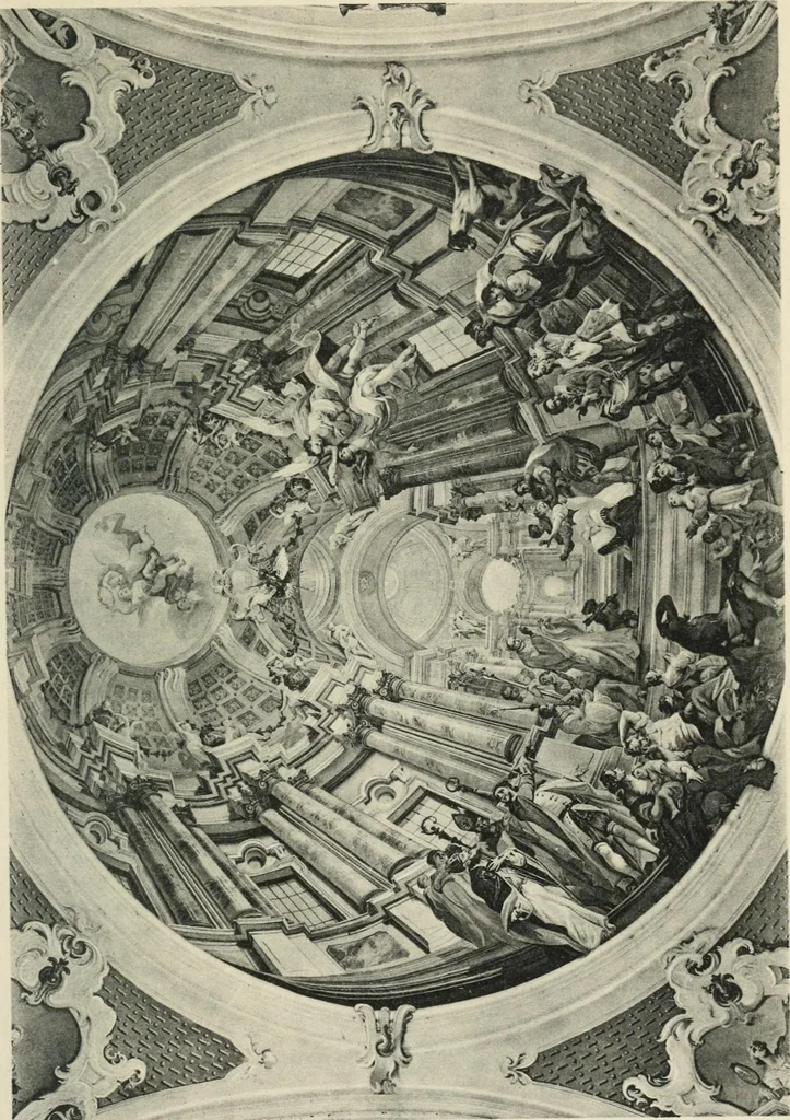 An illustration from Die Entwicklung der barocken Decken-malerei in Tirol. Mit 44 Tafeln und 6 Doppeltafeln, 1912, leaf 532