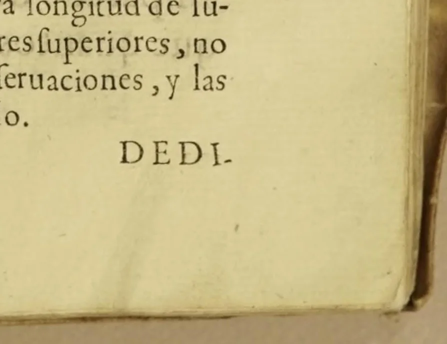 An illustration from Ephemerides generales de los mouimientos de los cielos por doze años, desde el de M.DC.VII. hasta el de M.DC.XVIII. segun el serenissimo rey don Alonso [sic] en los quatro planetas inferiores, y Nicolao Copernico en los tres superiores que mas conforma con la verdad y obseruanciones, como se dira en el prologo. : Al meridiano de la villa de Madrid, que tiene de latitud 40. gr[ado] 26 min[uto]., 1608, leaf 11