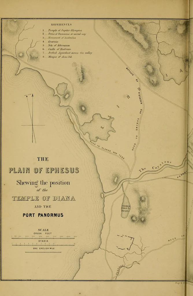 An illustration from Ephesus, and the temple of Diana, 1862, leaf 22