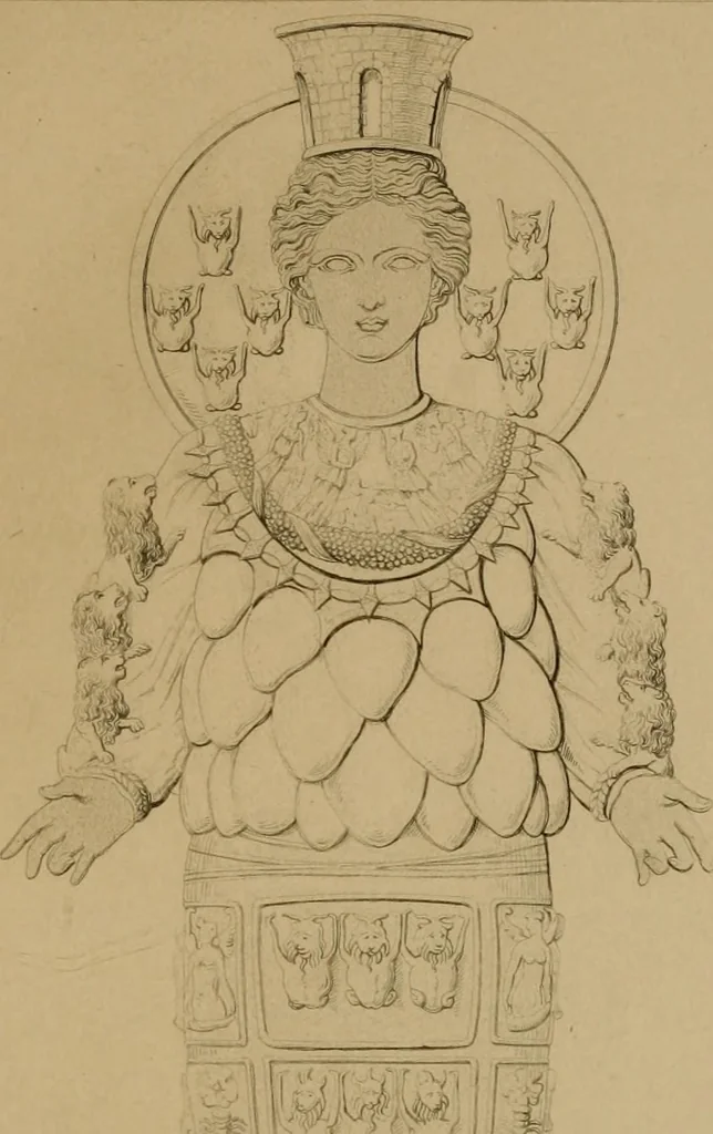 An illustration from Ephesus, and the temple of Diana, 1862, leaf 371