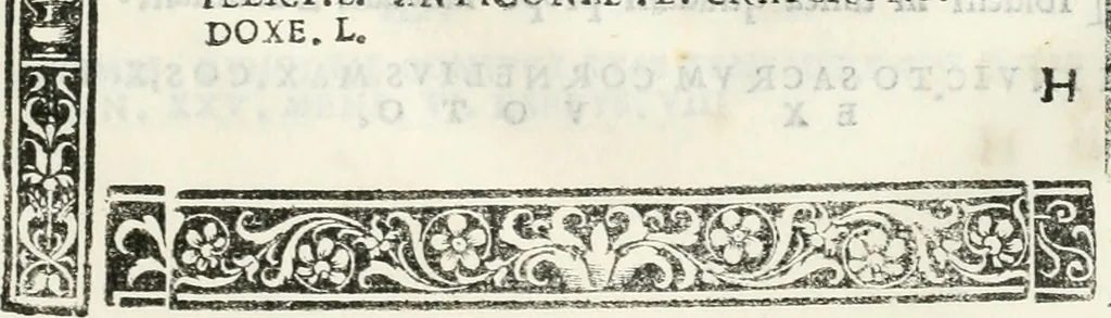 An illustration from Epigrammata antiqvae vrbis .., 1521, leaf 106