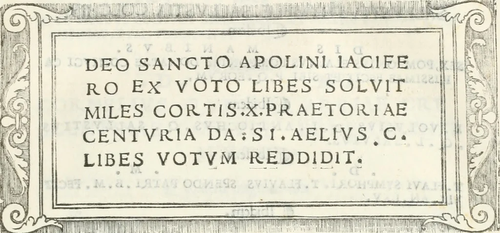 An illustration from Epigrammata antiqvae vrbis .., 1521, leaf 112