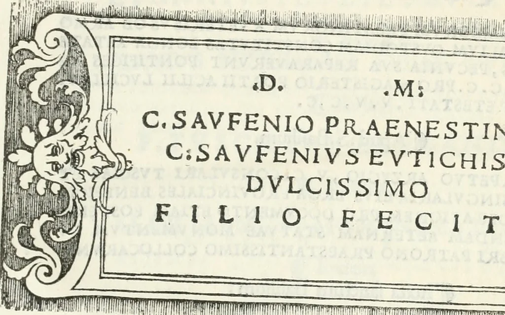 An illustration from Epigrammata antiqvae vrbis .., 1521, leaf 120