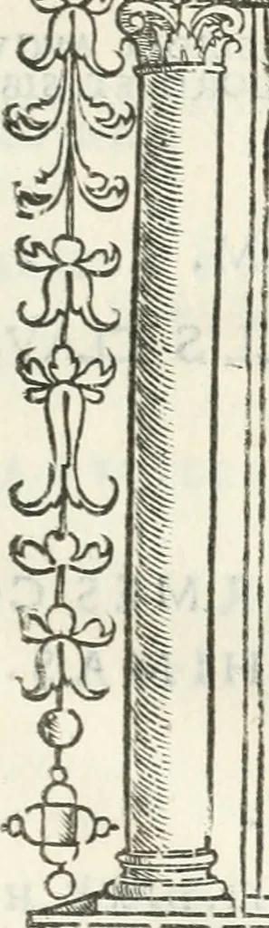 An illustration from Epigrammata antiqvae vrbis .., 1521, leaf 132