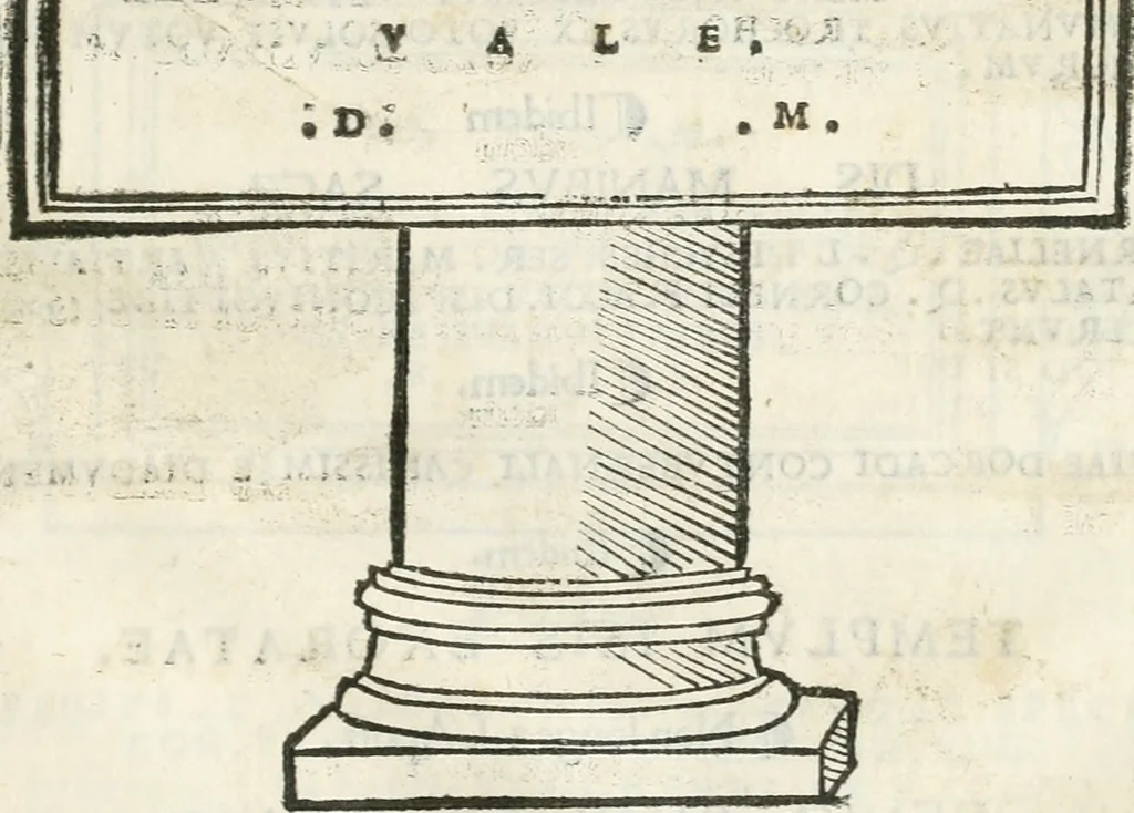 An illustration from Epigrammata antiqvae vrbis .., 1521, leaf 144
