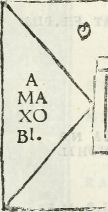 An illustration from Epigrammata antiqvae vrbis .., 1521, leaf 190