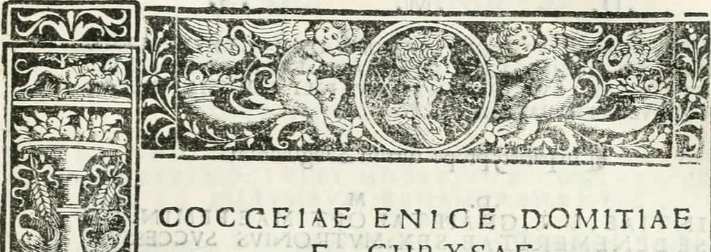 An illustration from Epigrammata antiqvae vrbis .., 1521, leaf 192