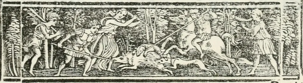 An illustration from Epigrammata antiqvae vrbis .., 1521, leaf 192