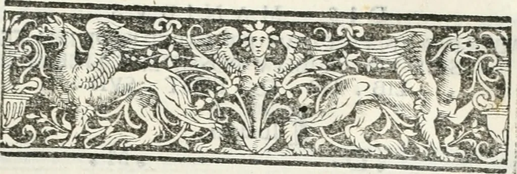 An illustration from Epigrammata antiqvae vrbis .., 1521, leaf 204