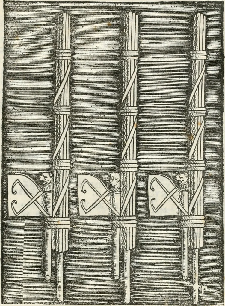 An illustration from Epigrammata antiqvae vrbis .., 1521, leaf 266