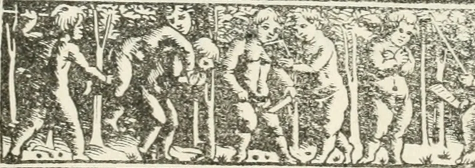 An illustration from Epigrammata antiqvae vrbis .., 1521, leaf 288
