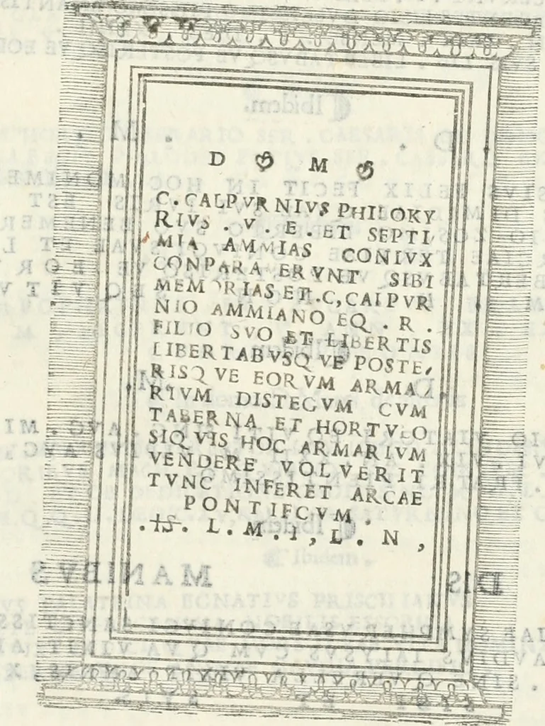 An illustration from Epigrammata antiqvae vrbis .., 1521, leaf 310