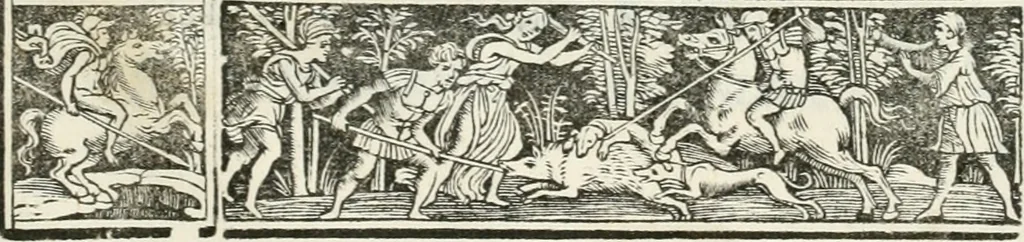 An illustration from Epigrammata antiqvae vrbis .., 1521, leaf 334