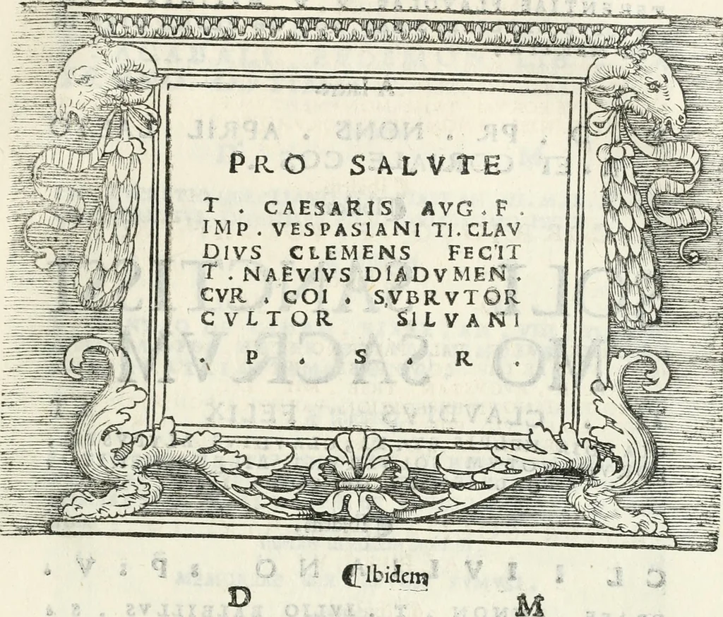 An illustration from Epigrammata antiqvae vrbis .., 1521, leaf 336