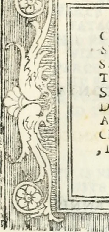 An illustration from Epigrammata antiqvae vrbis .., 1521, leaf 350