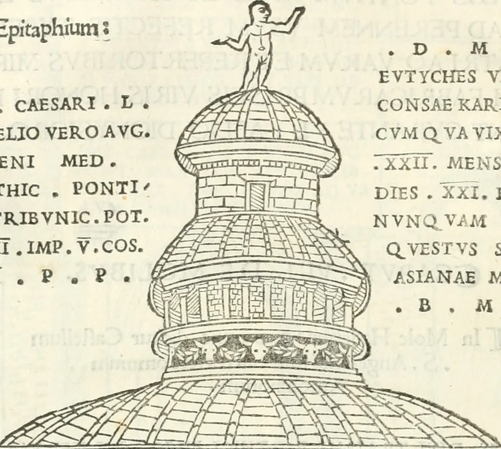 An illustration from Epigrammata antiqvae vrbis .., 1521, leaf 49