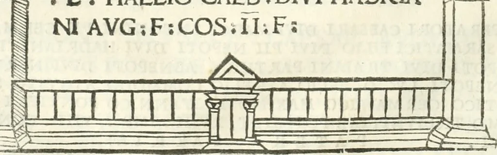 An illustration from Epigrammata antiqvae vrbis .., 1521, leaf 49