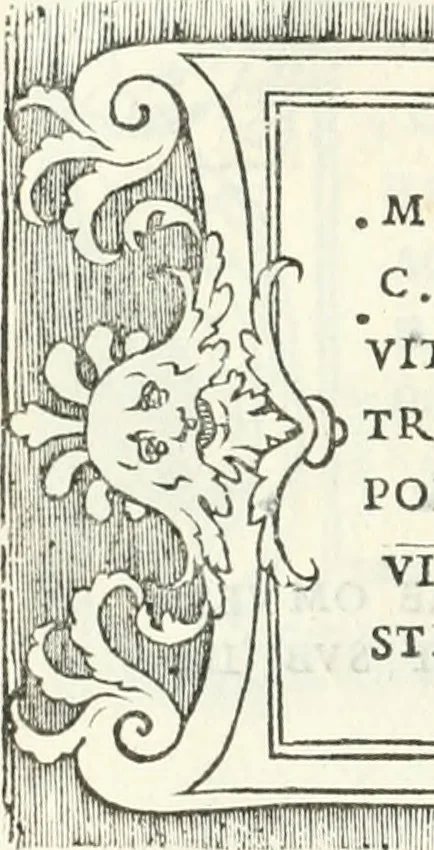 An illustration from Epigrammata antiqvae vrbis .., 1521, leaf 63