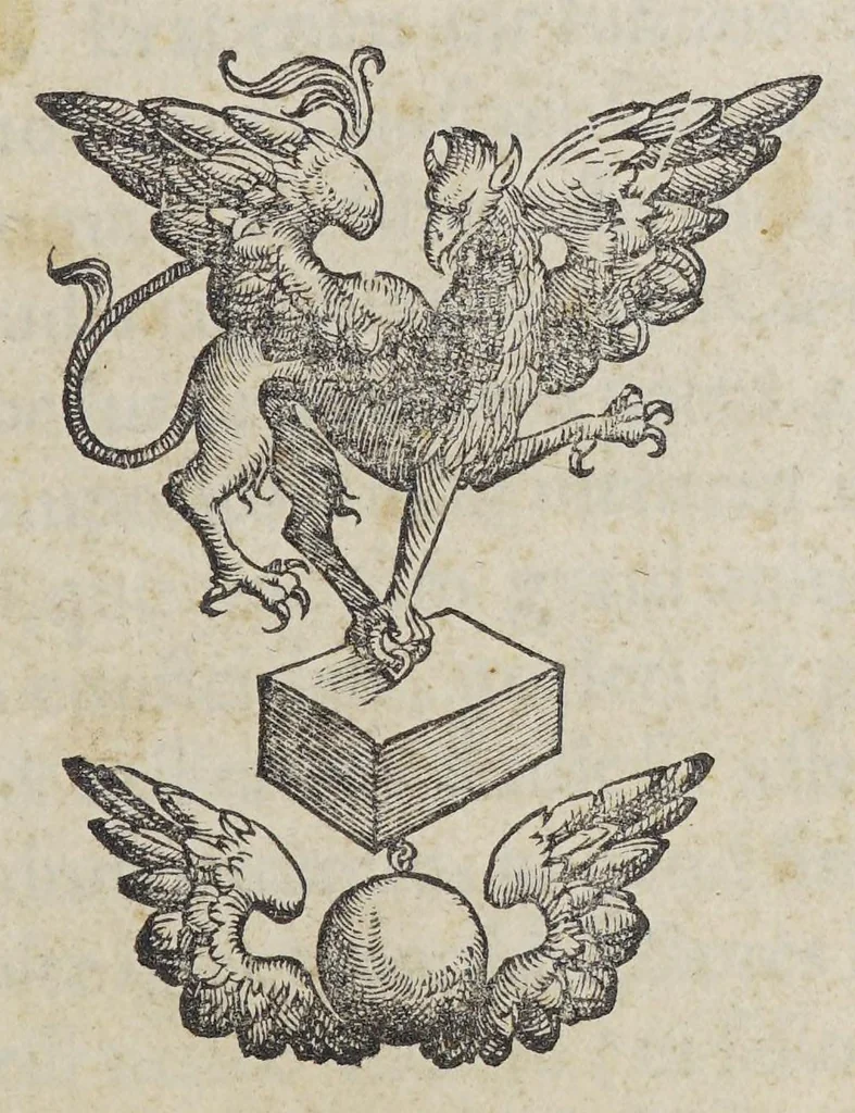 An illustration from Epigrammata, et alia variorum : auctorum in mortem Ioannis Fontiboni iurisconsulti Vtinaei composta., 1556, leaf 7