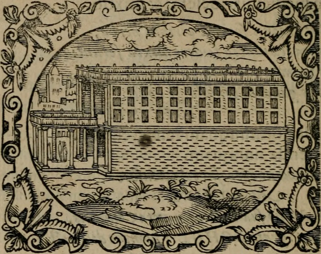 An illustration from Epigrammata Philippi Melanthonis selectiora : formvlis precvm, historiis, paraphrasi dictorum diuinorum, & sententijs grauissimis maxime insignia, 1583, leaf 151