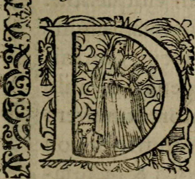 An illustration from Epigrammata Philippi Melanthonis selectiora : formvlis precvm, historiis, paraphrasi dictorum diuinorum, & sententijs grauissimis maxime insignia, 1583, leaf 222
