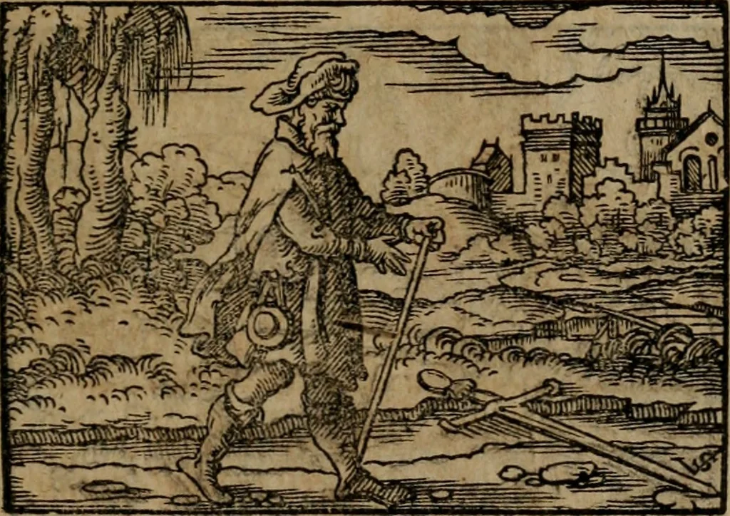 An illustration from Epigrammata Philippi Melanthonis selectiora : formvlis precvm, historiis, paraphrasi dictorum diuinorum, & sententijs grauissimis maxime insignia, 1583, leaf 274